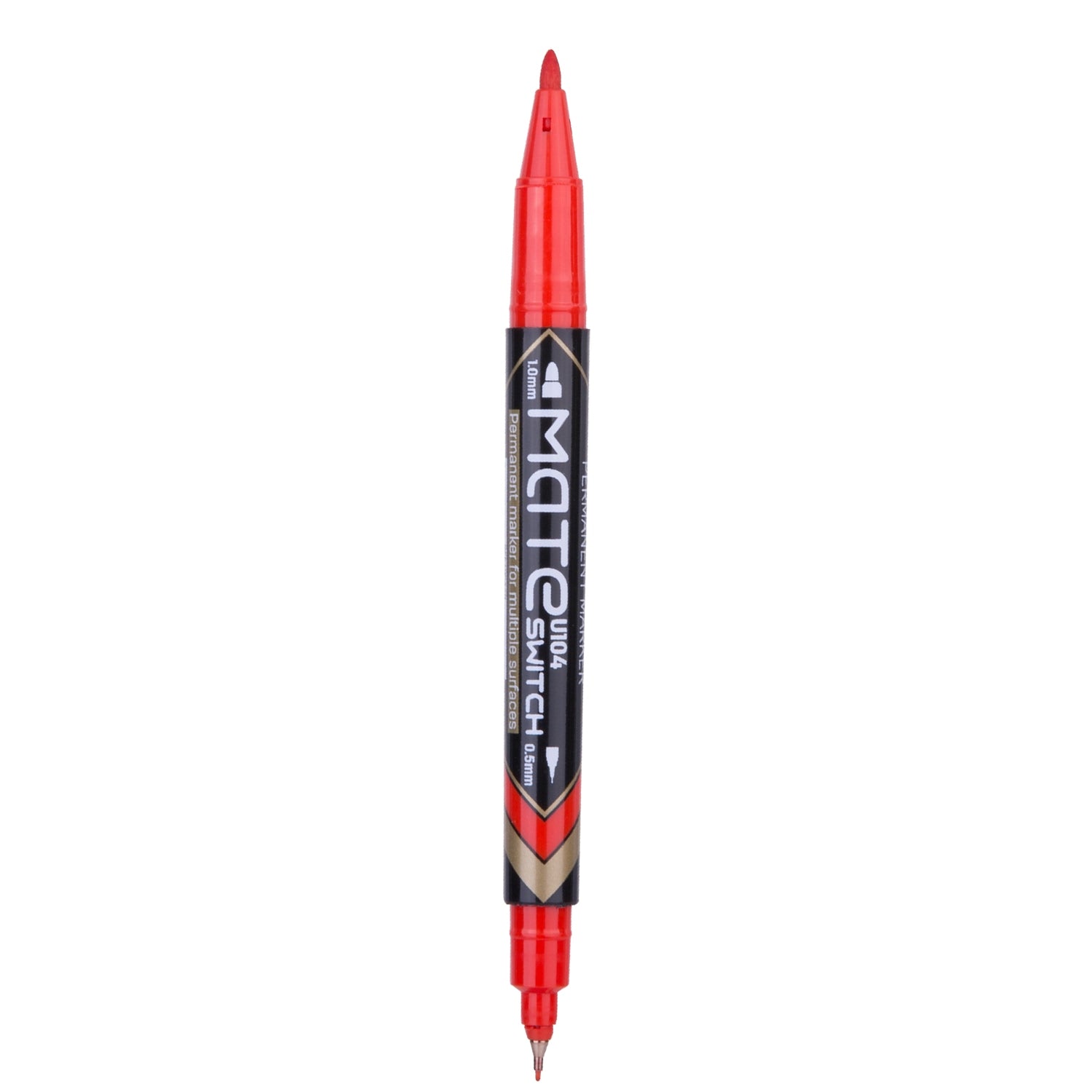 MARKER CD 2 CAPETE 0.5/1MM ROSU DELI MARKER CD 2 CAPETE 0.5/1MM ROSU DELI